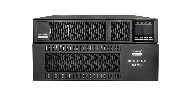 One V9 6 kVA und Battery-Pack Vorderseite 